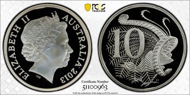 2013 10C Silver PR69DCAM