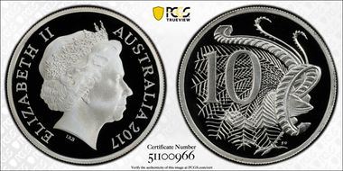 2017 10C Silver PR70DCAM