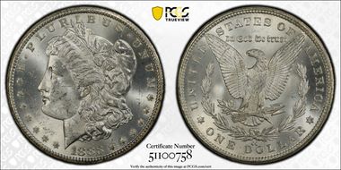 1883-CC $1 MS63