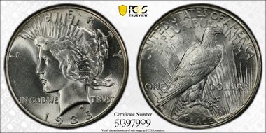 1935 $1 MS63