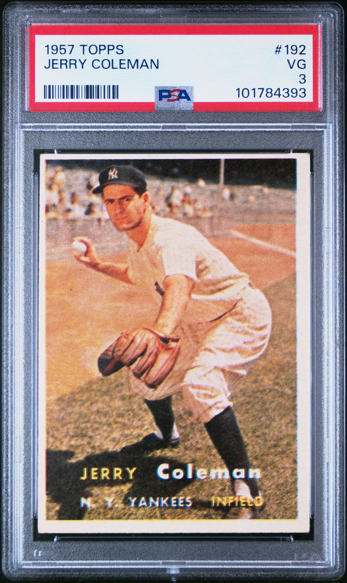 1957 Topps TOPPS #192 Jerry Coleman front