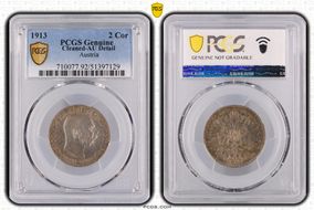 1913 2 Cor KM-2821  Ag N1