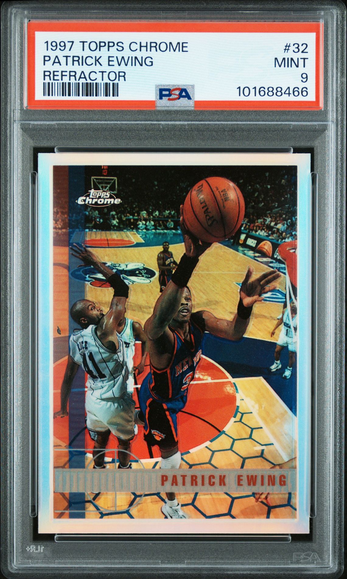 1997 Topps Chrome Patrick Ewing #32 (Refractor) Mint 9 front