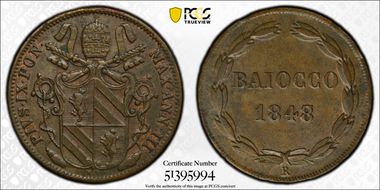 1848/7-R Baiocco Anno III AU55BN