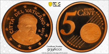 2013-R € 0.05 PR68DCAM