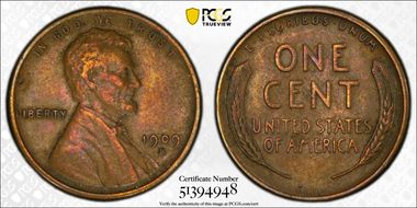 1909-S VDB 1C XF40BN