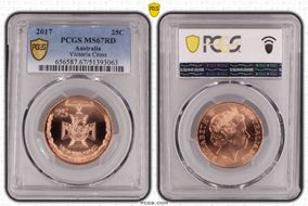 2017 25C Victoria Cross MS67RD