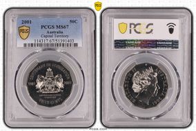 2001 50C Capital Territory MS67