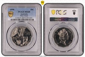 1998 50C Bass Strait MS68