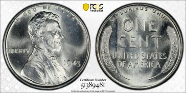 1943 1C MS67