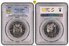 2001 50C Western Australia MS66