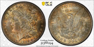 1884-O $1 MS64