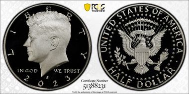 2023-S 50C Silver PR69DCAM