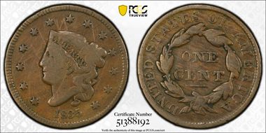 1835 1C Small 8, Stars N1BN