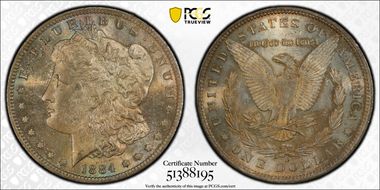 1884-O $1 MS64