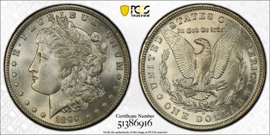 1890-O $1 MS65