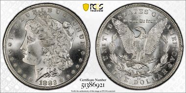 1882-CC $1 MS66+