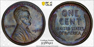1909 VDB 1C DDO, FS-1102 MS63BN