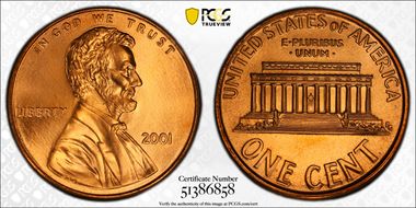 2001 1C MS68+ RD