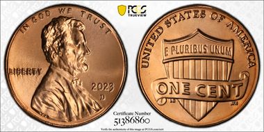 2023-D 1C Shield MS68RD