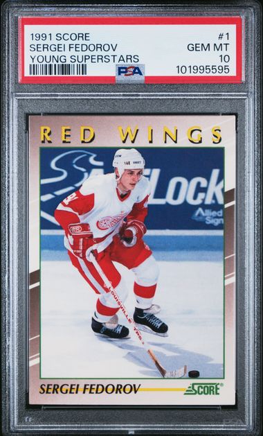 1991 Score #1 Sergei Fedorov front