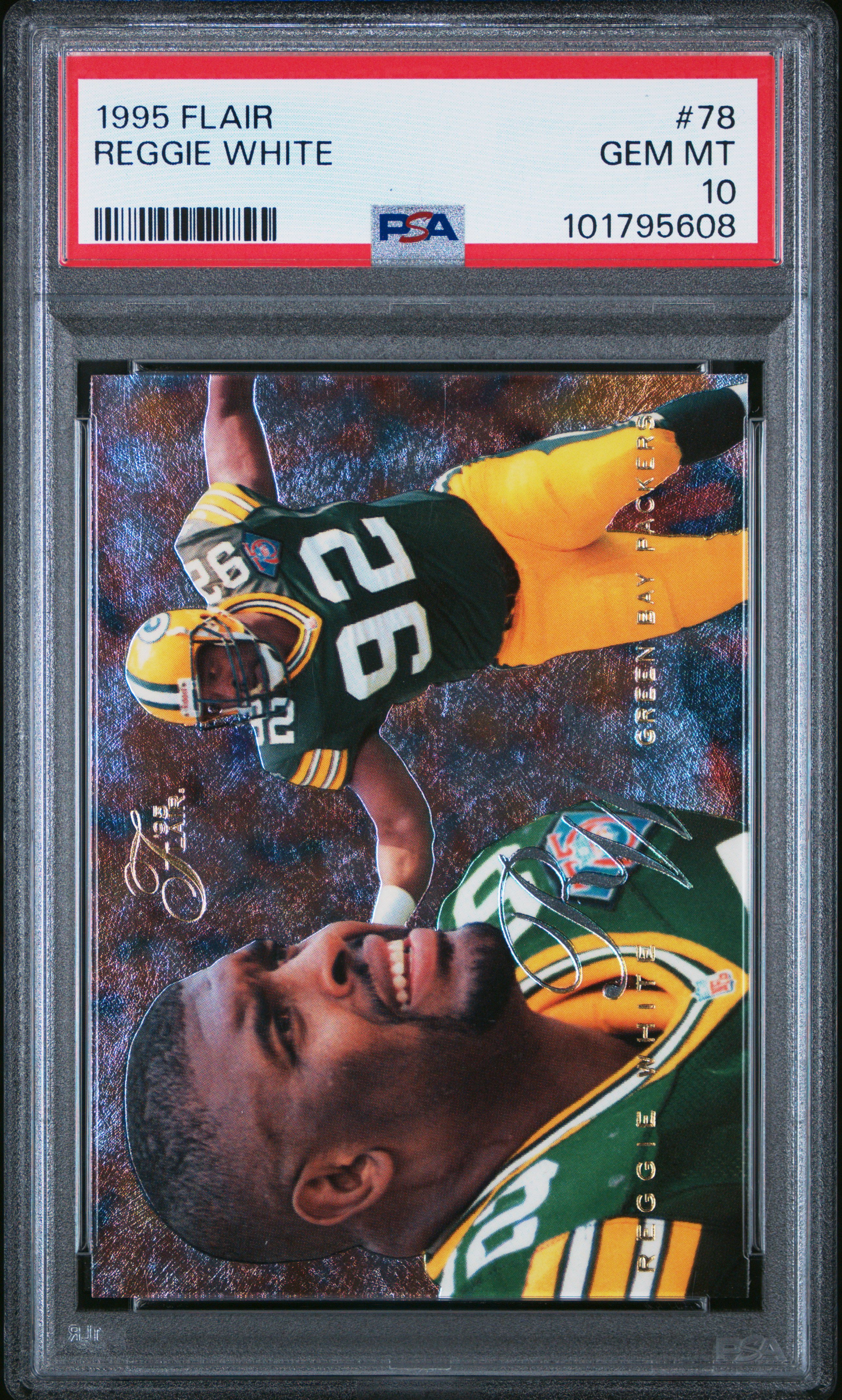 1995 #78 Reggie White PSA 10 Flair