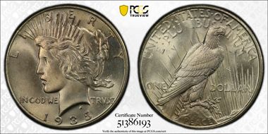 1935 $1 MS64