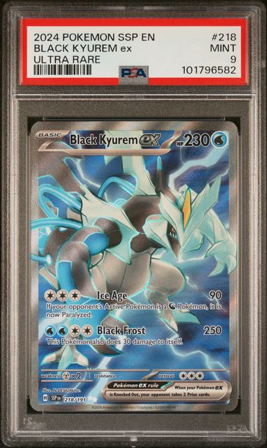 2024 Pokemon Surging Sparks Black #218 Kyurem front