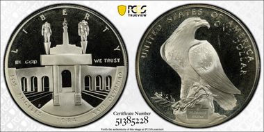 1984-S $1 Olympic PR68DCAM