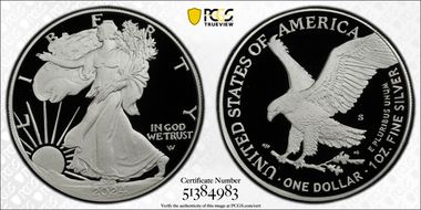 2024-S $1 Silver Eagle PR70DCAM
