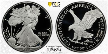 2024-W  $1 Silver Eagle PR70DCAM