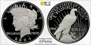 2024-S $1 Peace Dollar PR70DCAM