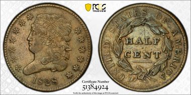 1828 1/2C 13 Stars N1BN