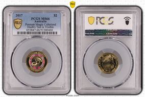 2017 $2 Possum Magic Colorized Hush's Tail is Visible MS66