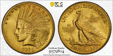 1915 $10 MS63