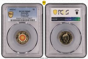 2022-C $2 Honey Bee Colorized MS69