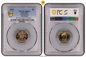 2020 $2 Firefighters Colorized MS66