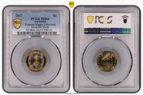 2017 $2 Possum Magic Colorized Invisible Hush MS66