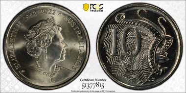 2023 10C QEII Memorial 1952-2022 MS68