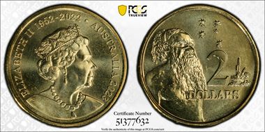 2023 $2 QEII Memorial 1952-2022 MS68
