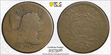 1795 1C Plain Edge VG8BN