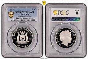 2001 50C Western Australia PR70DCAM