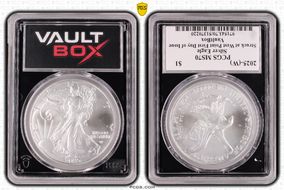 2025-(W) $1 Silver Eagle Struck at West Point First Day of Issue MS70