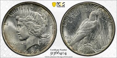 1922-D $1 MS63