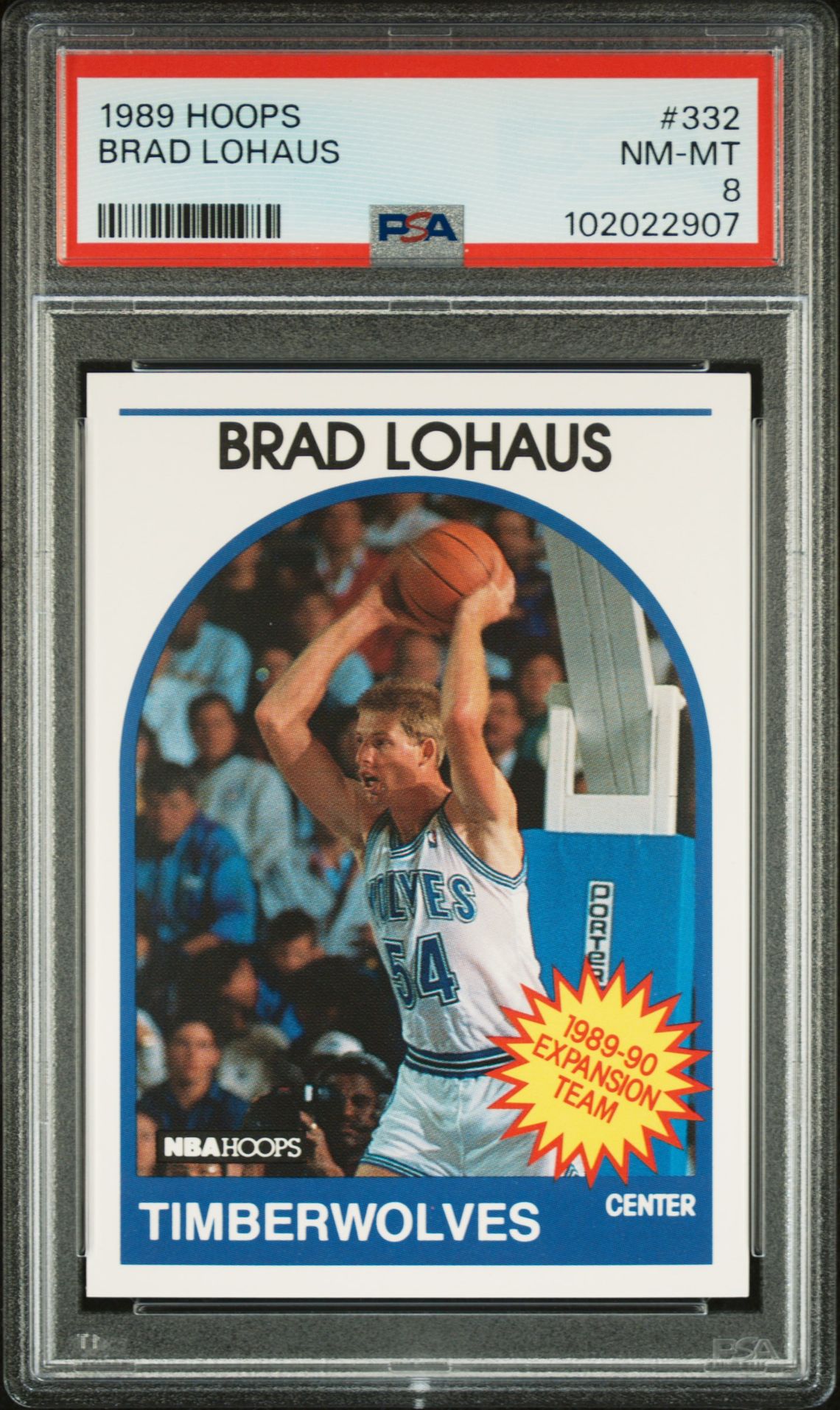 1989 Hoops HOOPS #332 Brad Lohaus front