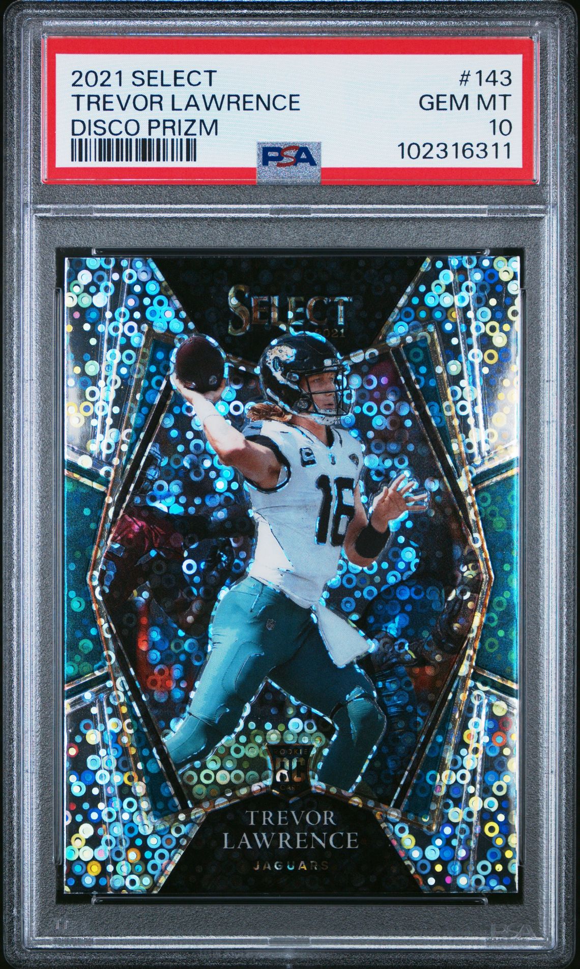 2021 Panini PANINI SELECT SILVER PRIZM #143 Trevor Lawrence front