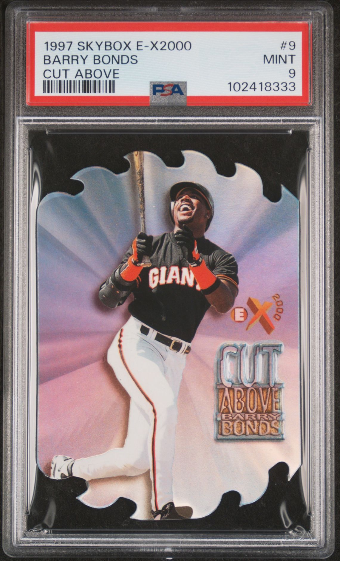 1997 SkyBox #9 Barry Bonds front