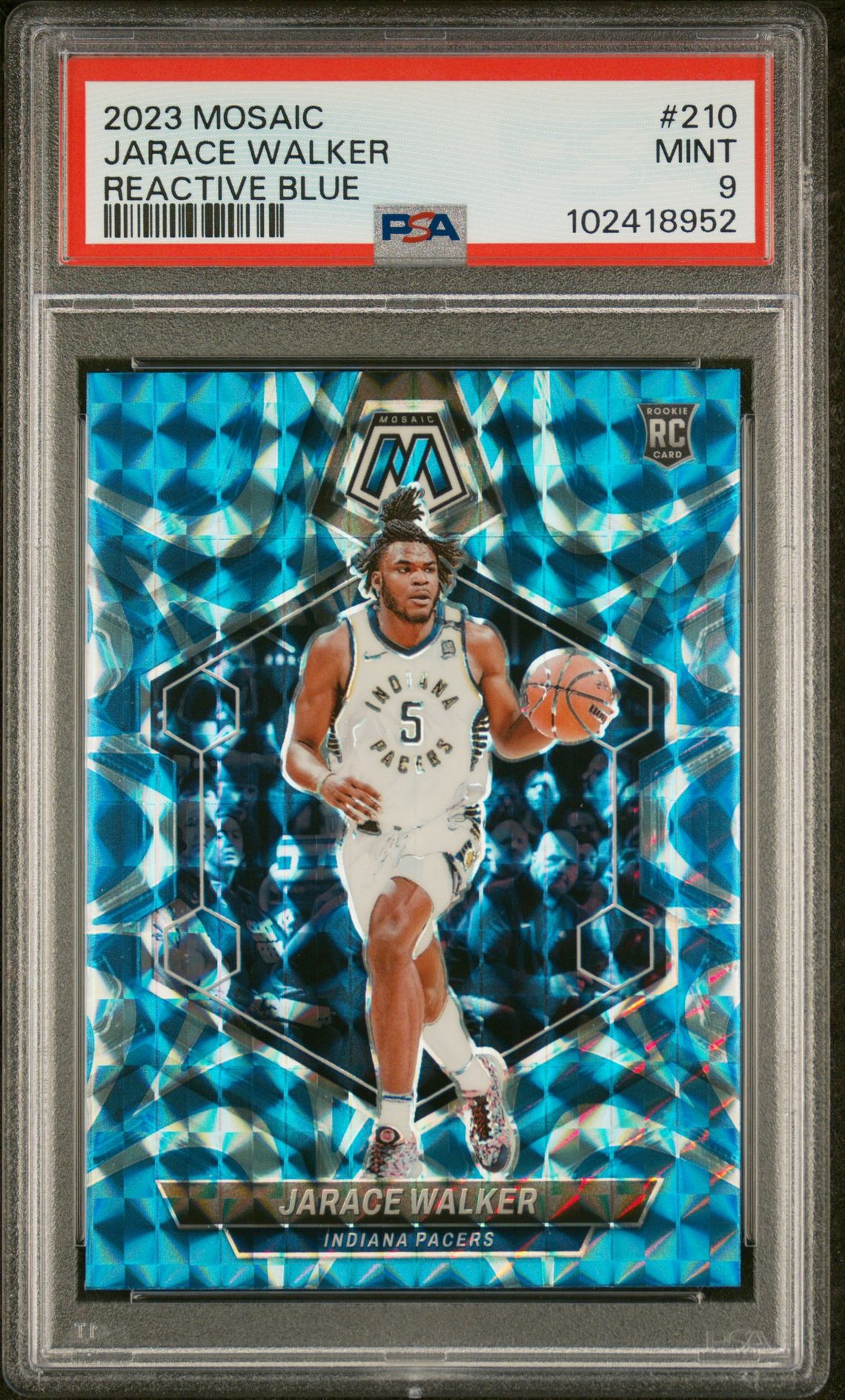 2023 Panini PANINI MOSAIC REACTIVE BLUE #210 Jarace Walker front