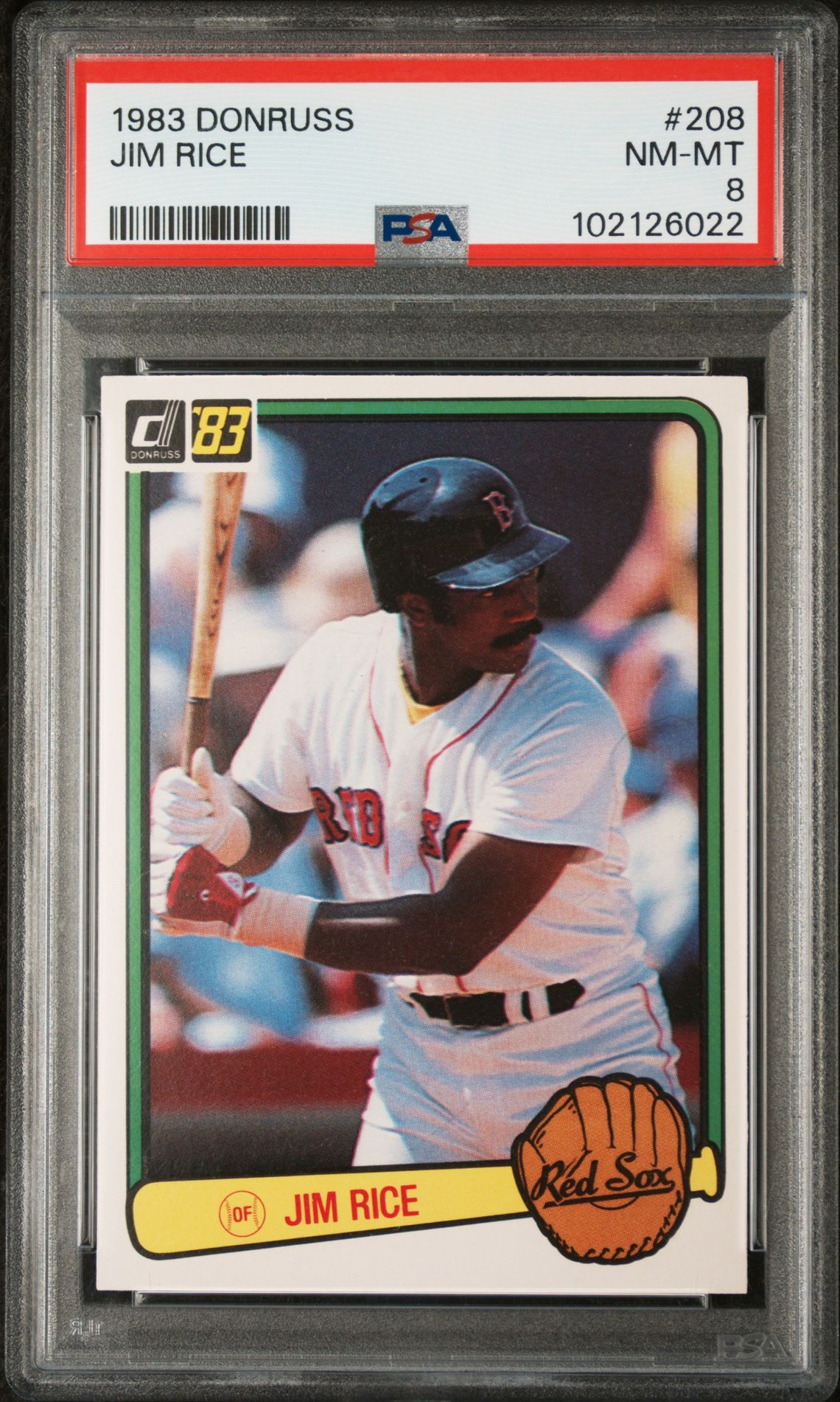 1983 Panini DONRUSS #208 Jim Rice front