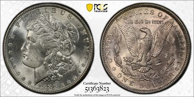 1886 $1 MS64